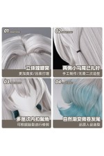 1/3 Delusion Honkai Star Rail Firefly Grey Blue Cosplay Wig